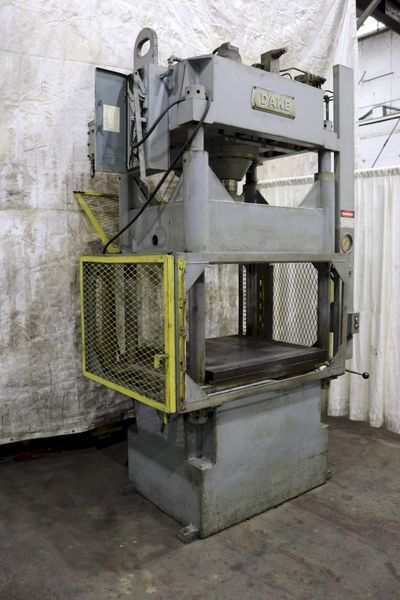 75 TON DAKE 4 POST HYDRAULIC PRESS: STOCK #72929