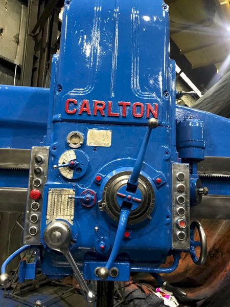 7' X 17' CARLTON RADIAL DRILL: STOCK #71608
