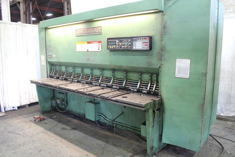 10 X 1/2 CINCINNATI 1999 MODEL #500HS10 HYDRAULIC SHEAR: STOCK #69768