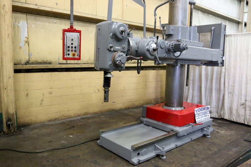 6' X 16' KOVOSVIT RADIAL DRILL WITH UNIVERSAL HEAD: STOCK 69648