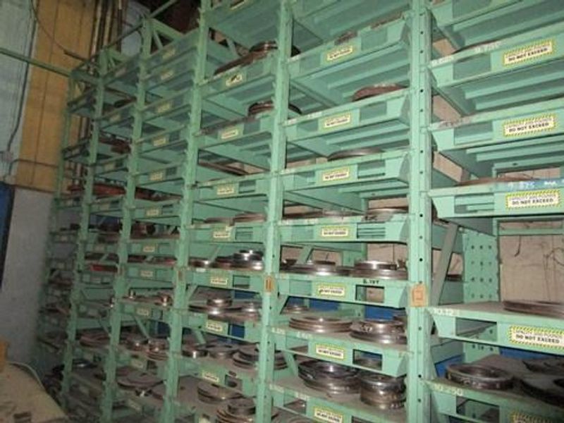 LARGE QTY OF ALUMINUM & STAINLESS STEEL CIRCLE BLANKING DIES: STOCK #69