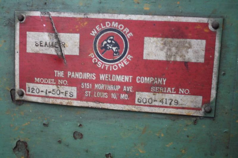 120" PANDJIRIS MODEL 120-1/50FS SEAM WELDER: STOCK # 67379