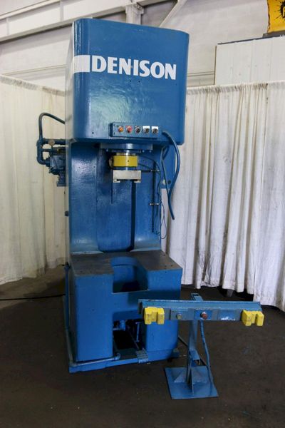 50 TON DENISON HYDRAULIC C FRAME PRESS: STOCK #63220