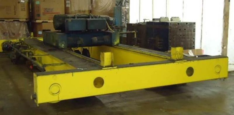 15 TON X 22' DEMAG OVERHEAD DOUBLE GIRDER BRIDGE CRANE: STOCK #62079