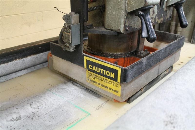 25 TON HERMAN SCHWABE MODEL #ATH TRAVELING HEAD PRESS: STOCK #58222