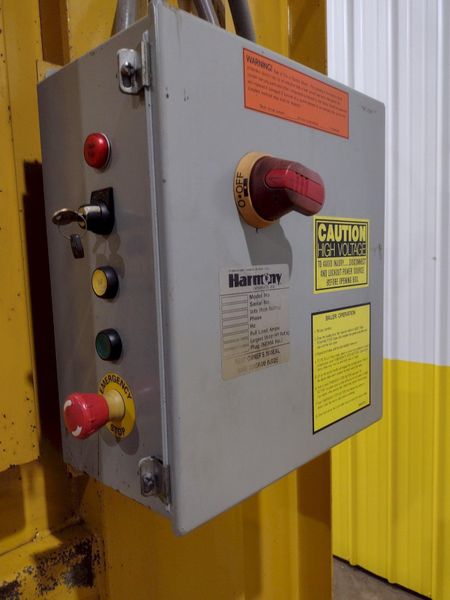 HARMONY MODEL #M60STD DOWNSTROKE HYDRAULIC BALER: STOCK #18796