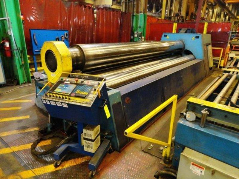 18' x 7/8' HELLER 4 ROLL CNC PLATE BENDING ROLL: STOCK 61938