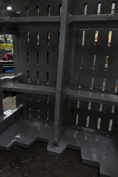90' WIDE x 120' HIGH T-SLOTTED ANGLE PLATE: STOCK #69283