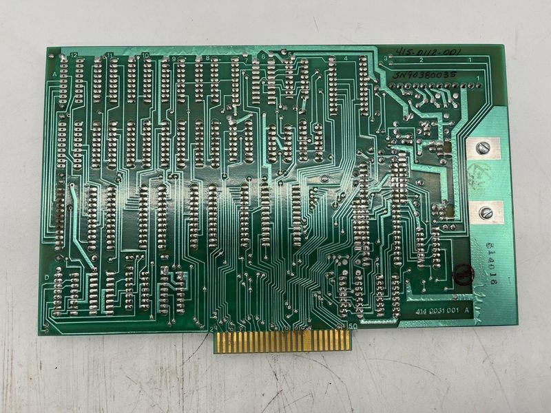 414-0031-001 A HURCO CONTROL BOARD STOCK #16006