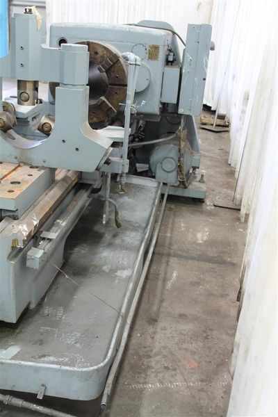 28" X 96" & 240" LODGE & SHIPLEY HOLLOW SPINDLE ENGINE LATHE, 12-5/8" HOLE: #10924