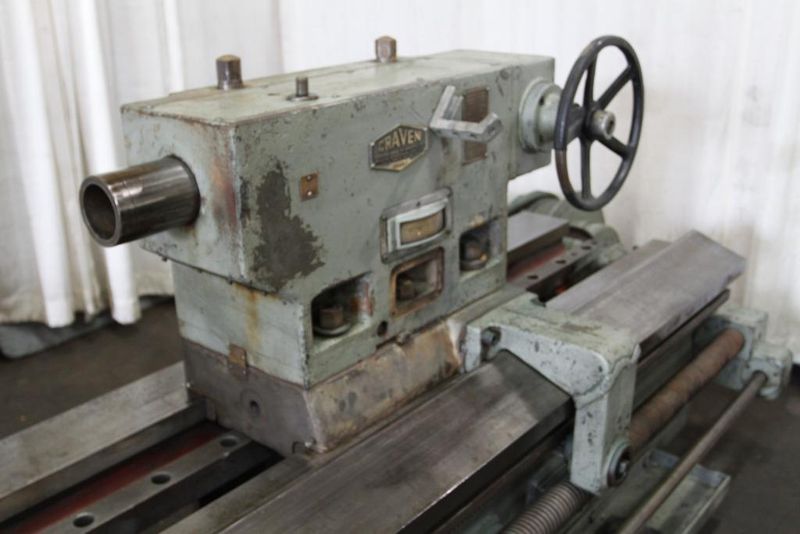 38" X 156" (13') CRAVEN ENGINE LATHE:  STOCK #8746