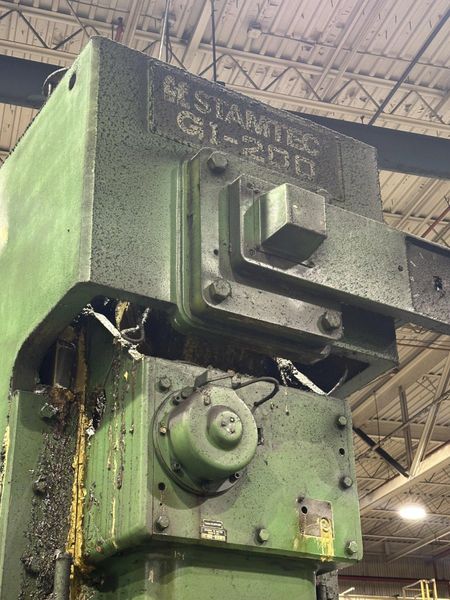 200 TON STAMTEC MODEL #G1-200 (NEW 2000) GAP FRAME PRESS, 7.87" STROKE: STOCK #20020