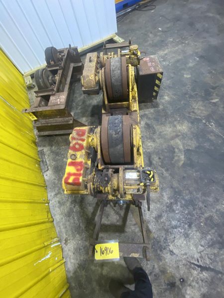 60 TON WELDWIRE MODEL #WER-60 POWERED TANK TURNING ROLLS WITH IDLER: STOCK #16906