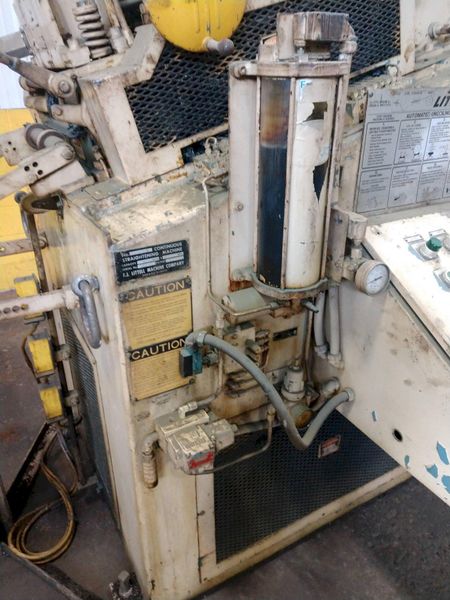 10,000 LB 5 TON X 12" X .156" LITTELL COIL FEED LINE WITH COIL REEL & STRAIGHTENER: STOCK 14941