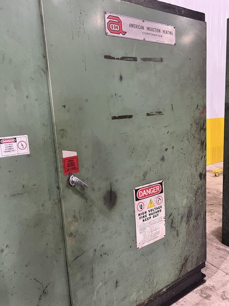 550 kW AMERICAN INDUCTION HEATING CORP (1999) INDUCTION HEAT POWER SOURCE & CONTROLS: STOCK #200