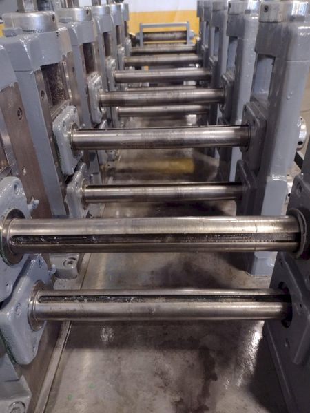 6  STAND x 1.5'  YODER MODEL M1-1/2 ROLLFORMER WITH 12" ROLL SPACE: STOCK #17190