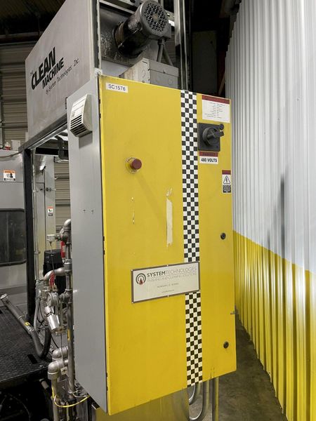SYSTEM TECHNOLOGIES MODEL @CMI-123-480 CLEAN MACHINE HIGH PRESSURE STAINLESS STEEL PARTS WASHER: