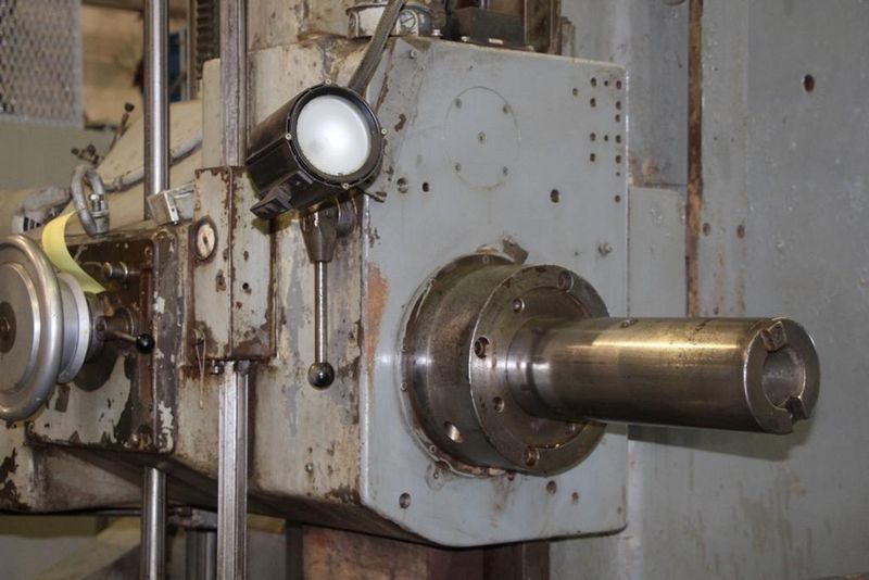 5" LUCAS MODEL 542B120 HORIZONTAL TABLE TYPE BORING MILL: STOCK # 62644