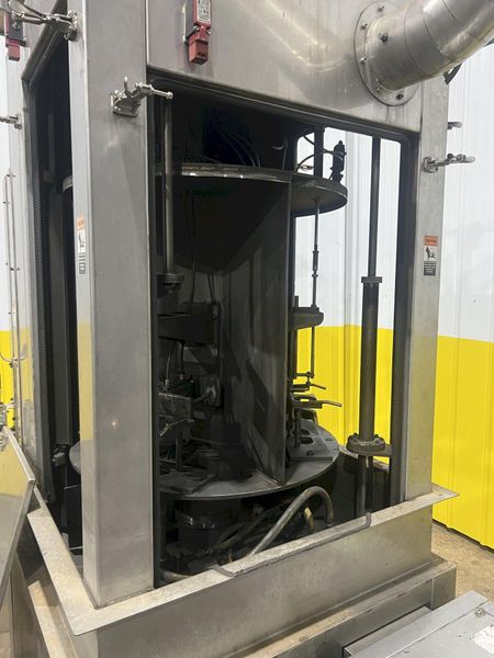 2017 SYSTEM TECHNOLOGIES ROTARY TABLE HIGH-PRESSURE STAINLESS STEEL PARTS WASHER: STOCK #14485
