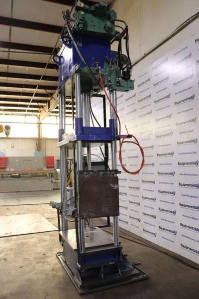 Hannifin F-31101 30 Ton 4 Post Hydraulic Press, Magnum Press Control Retrofit