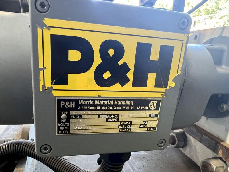 2 TON P&H "HEVI-LIFT SERIES M" POWERED CABLE HOIST WITH POWER TROLLEY: STOCK #17098