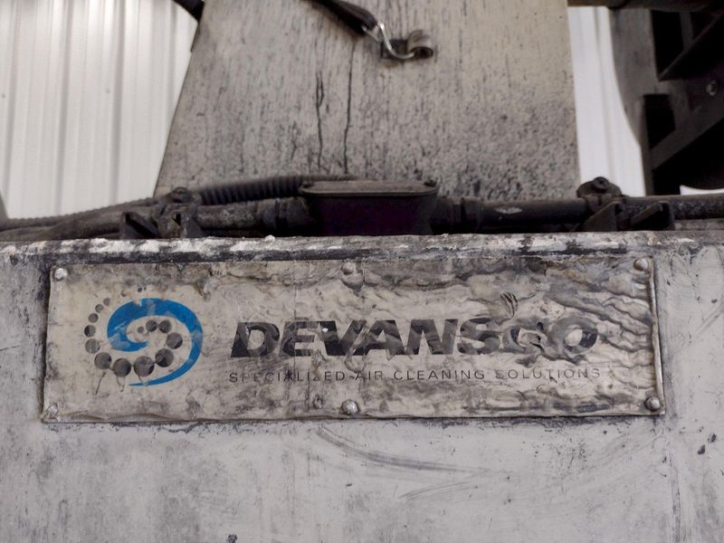 1500 CFM WARD-DEVANSCO MODEL #DV-18015 WET TYPE DUST COLLECTOR: STOCK #18630