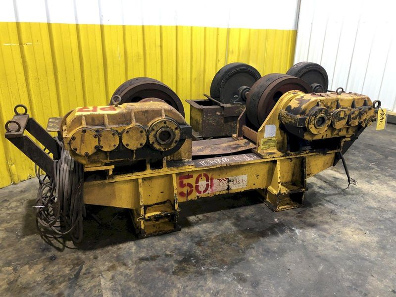 60 TON WELDWIRE MODEL #WER-60  POWERED TANK TURNING ROLLS WITH IDLER: STOCK #16905