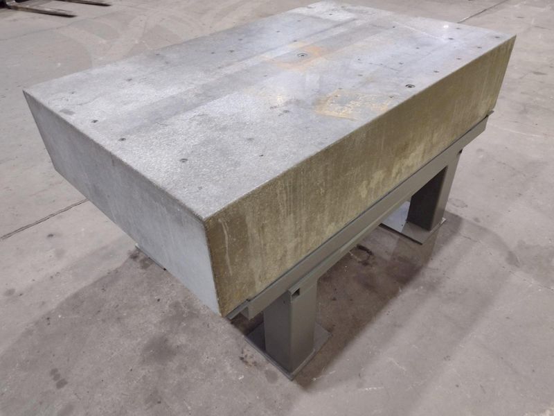 73.5" X 46.5" X 18.5" PORTAGE MITCHELL GRANITE LAYOUT SURFACE PLATE: STOCK #19744