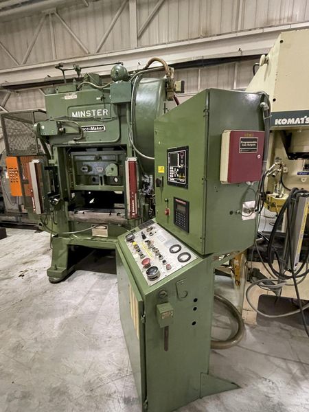 60 ton Minster Model P2-60-36 Piece-Maker Used Highspeed Straight Side Mechanical Metal Stamping