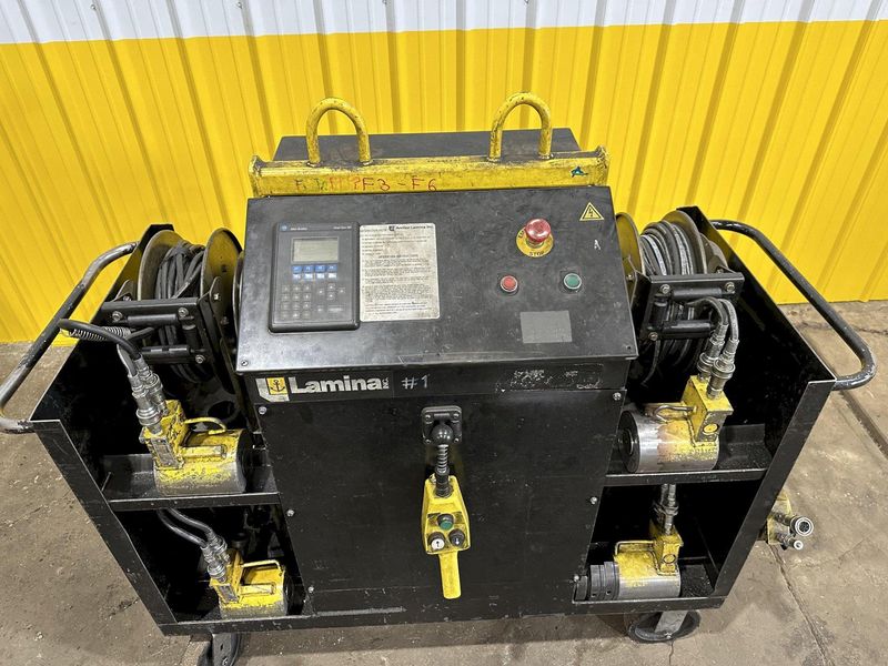 80,000 LBS ANCHOR-LAMINA 4-CYLINDER PORTABLE HYDRAULIC DIE SETTING & SEPARATING SYSTEM: STOCK #1
