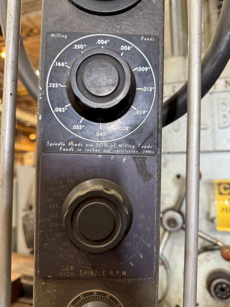 5" Cincinnati Gilbert Floor Type Horizontal Boring Mill with Rotary Table and Floor Plate