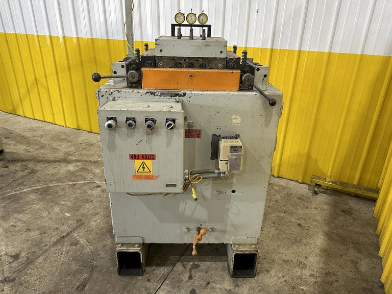 10" x .130" DURANT JACO MODEL #VS-MD-10 POWERED COIL STRAIGHTENER: STOCK #23069