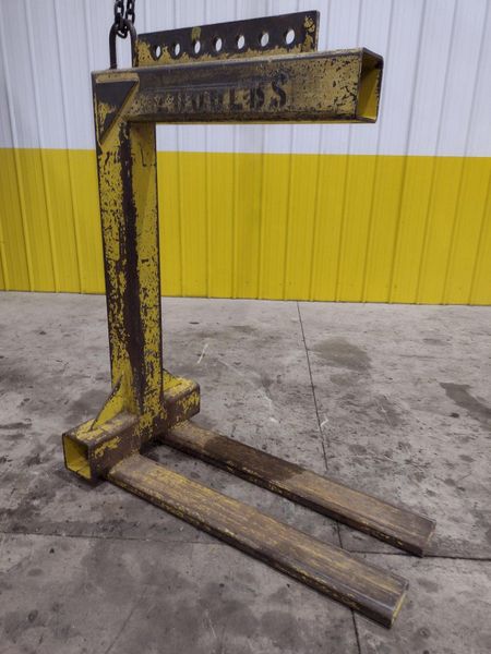 2,000 LB x 42" x 48" NATIONAL IND PALLET LIFTER CRANE ATTACHEMENT: STOCK #22369