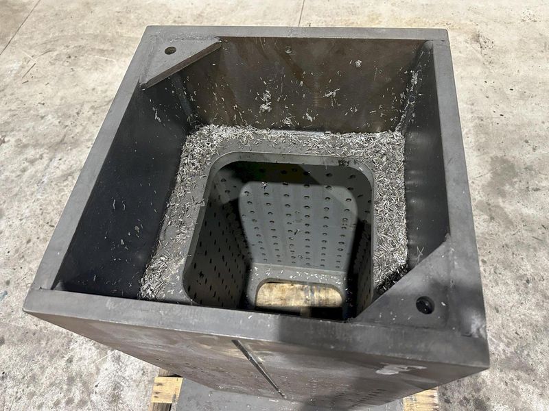 18" X 18" X 39 1/2" HIGH STEEL SET UP WORK HOLDING TOMBSTONE: STOCK #22224