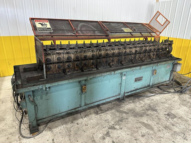 20 STAND X 1.5' X 10" RS CONTOUR ROLLFORMER WITH AMS CONTROLS: STOCK #21331