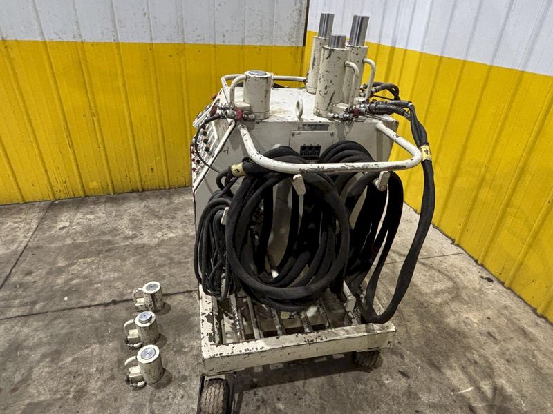 4 RAM ENERPAC SYNCHRONIZED HYDRAULIC DIE SEPARATOR LIFTING SYSTEM: STOCK #23599