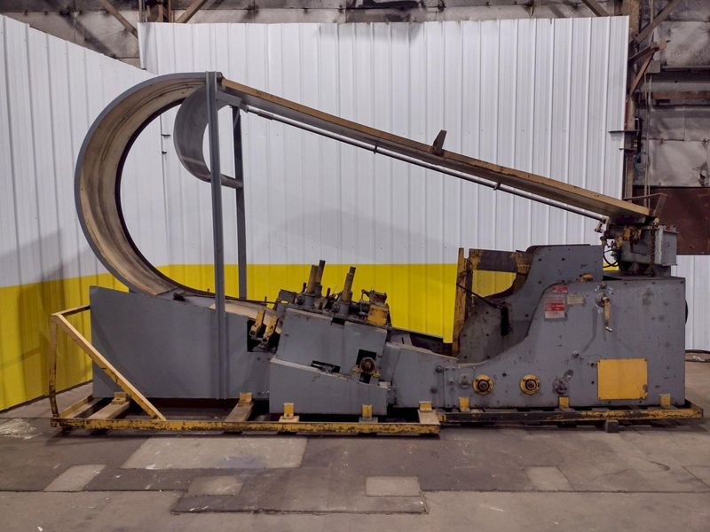 10,000 LB X 24" WIDE X .187" AIR FEEDS COIL CRADLE STRAIGHTENER / UNCOILER: STOCK 17042