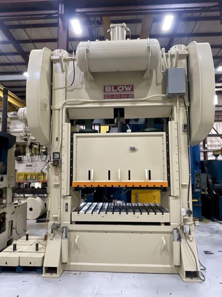 400 ton Blow SC2-400-84-48 Used Straight Side Mechanical Metal Stamping Press For Sale, Year 198
