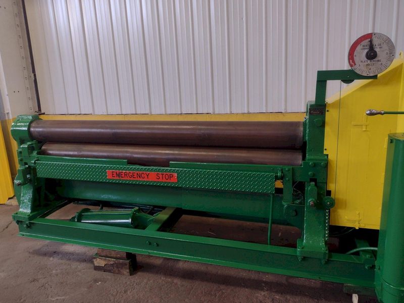 8' X 5/16" BERTSCH MODEL #8 INITIAL PINCH PLATE ROLL: STOCK #16583