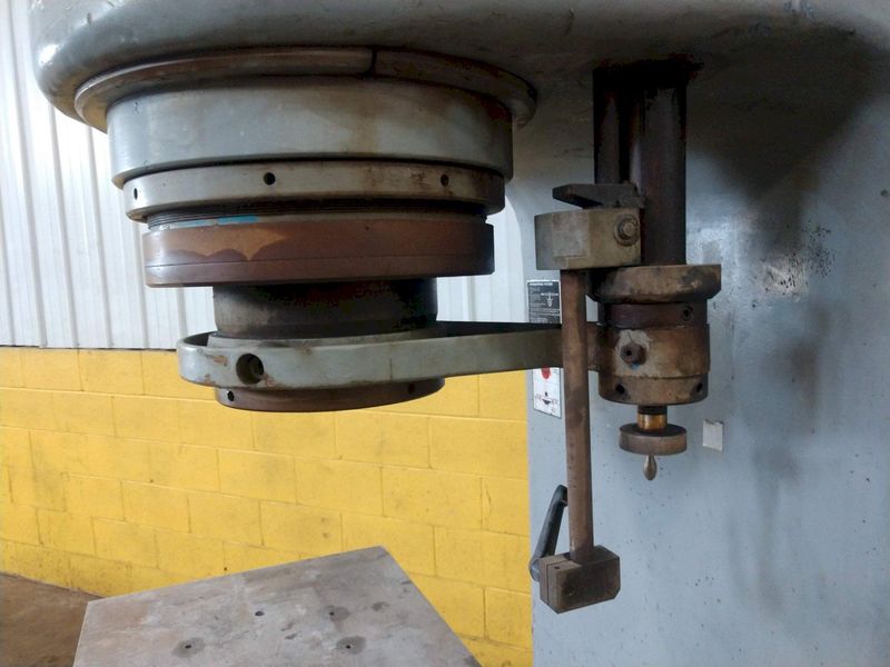 60 TON EITEL MODEL RP60 HYDRAULIC PRECISION STRAIGHTENING PRESS, 8" STROKE: STOCK #14296