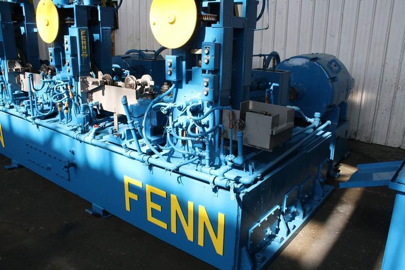 FENN 3 STAND X 082-062-062 WIRE SHAPING & FLATTENING MILL: STOCK #65773