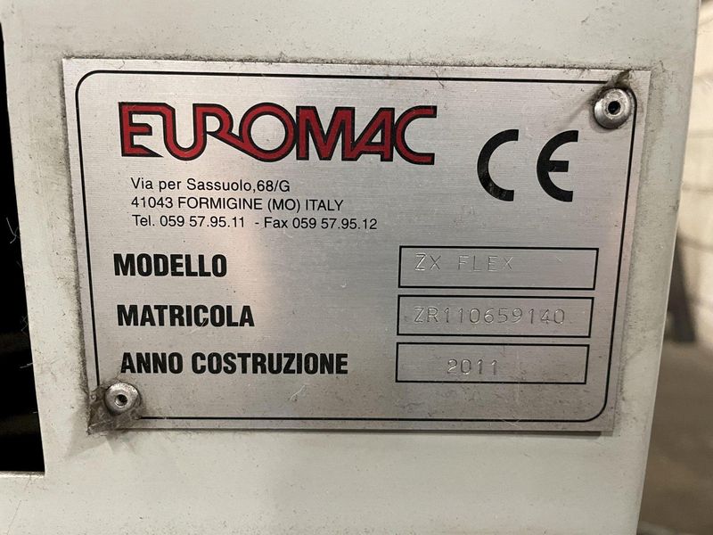USED EUROMAC 24 TON CNC PUNCH MODEL ZX FLEX 1500/22-2500, Stock# 11058, Year: 2011