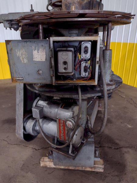 30" BESLY MODEL #918 VERTICAL DOUBLE DISC SPRING GRINDER: STOCK #10757