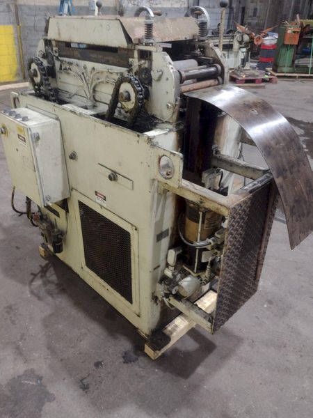 8.25" X .010" PERFECTO MODEL #S170817 17 ROLL POWERED PRECISION COIL STRIP STRAIGHTENER: STOCK #