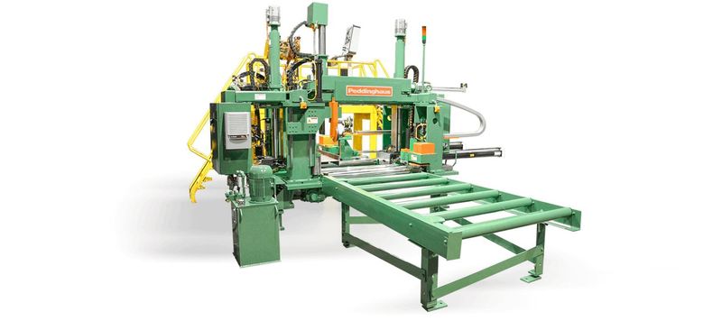50" x 24" x 6" PEDDINGHAUS MODEL #ABCM-1250-3D CNC AUTOMATIC BEAM COPING MACHINE: STOCK #19881