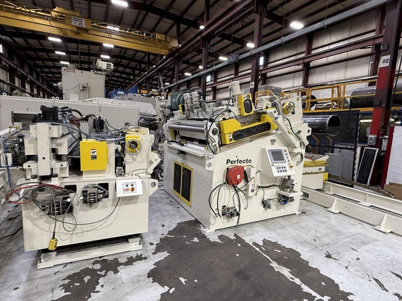 60,000 lbs. x 72" wide Perfecto Complete Coil Feed Line For Sale