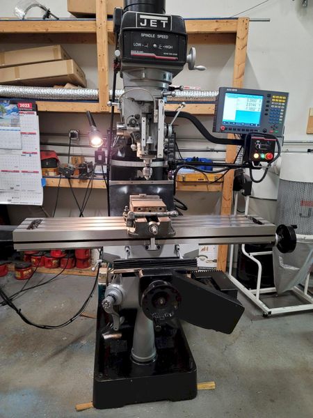 9" X 49" JET MODEL ETM-949 CNC 2 AXIS ELITE G2 VERTICAL MILL: STOCK #79141