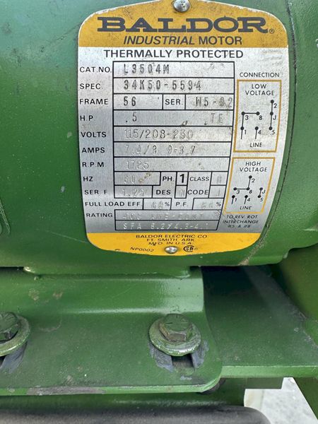 SWEED MODEL LG2-2 SCRAP CHOPPER: STOCK #77275