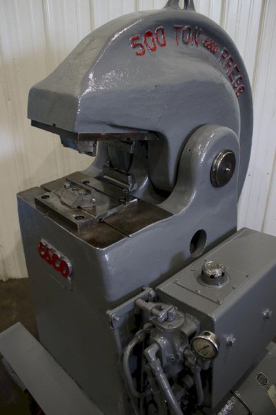 500 TON ESCO SWAGING PRESS: STOCK #76669