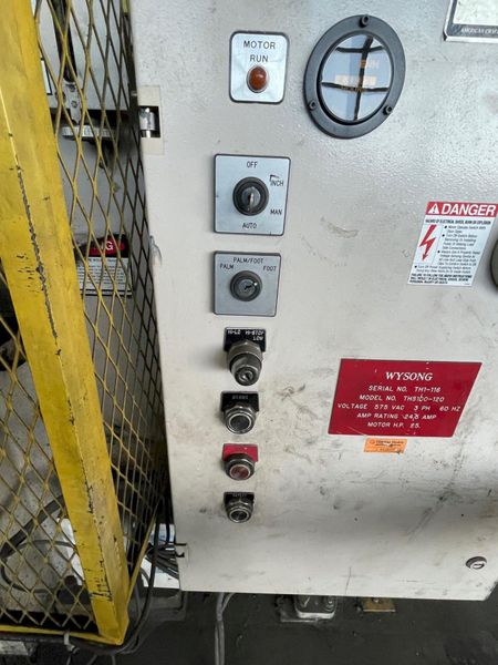 100 TON X 10' WYSONG HYDRAULIC PRESS BRAKE: STOCK #76648